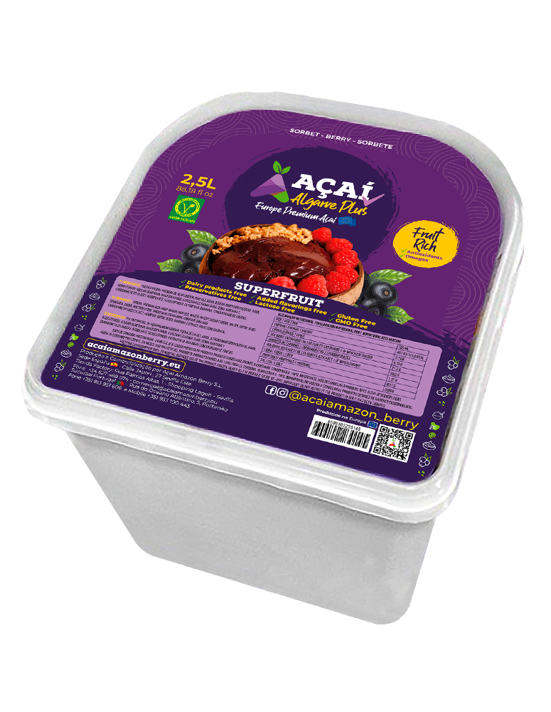 Sorbete de Açaí 2,5 L
