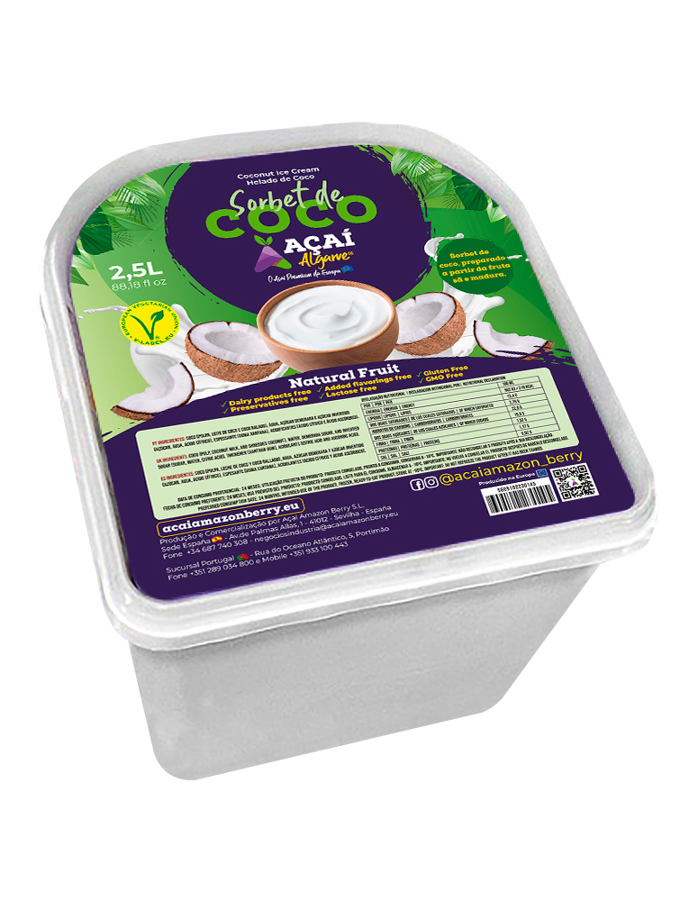 Sorbete de Coco 2,5 L
