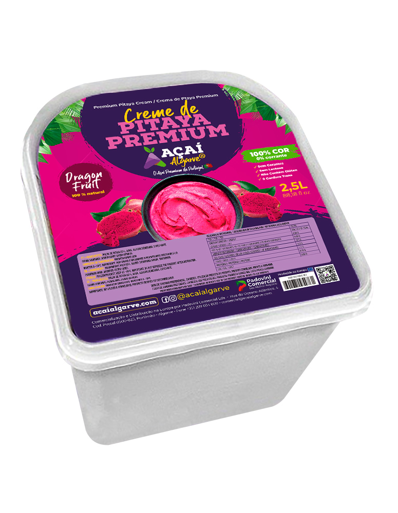 Sorbete de Pitaya Premium 2,5 L